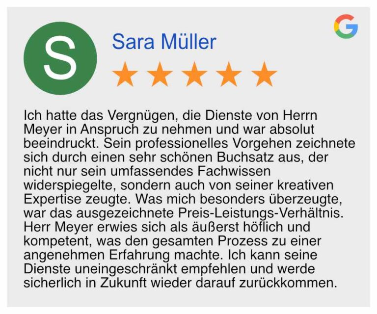 Beispiel für ein layout