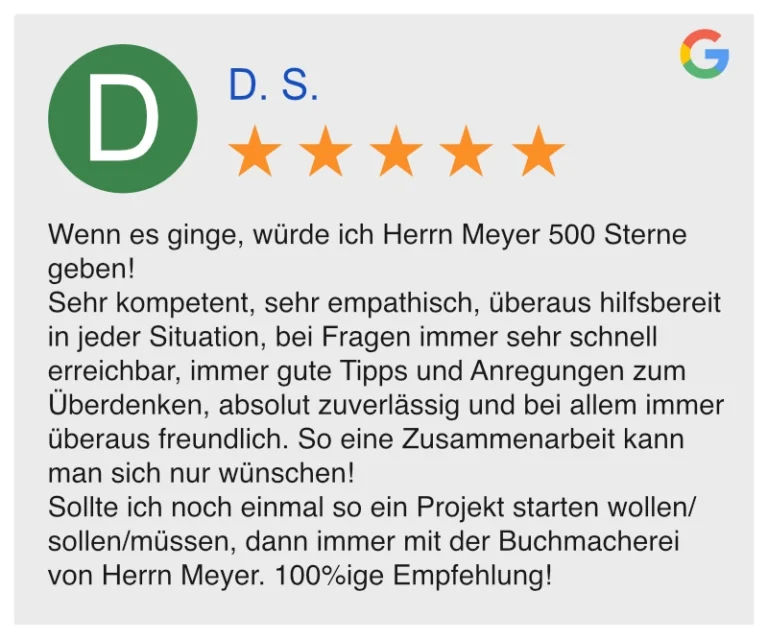 Google empfehlungen buchmacherei