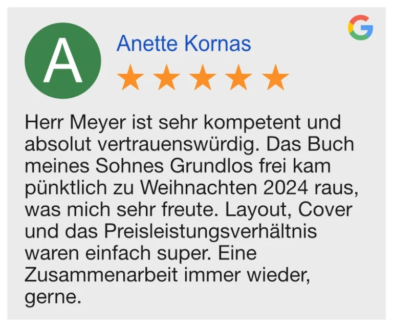 Google empfehlungen buchmacherei